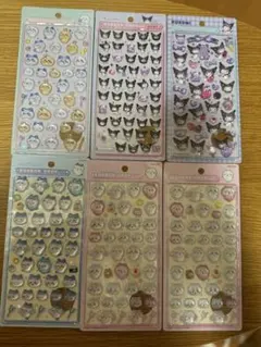 【新品】ぷっくりシール 6点セット ちいかわ クロミ サンリオ 平成レトロ