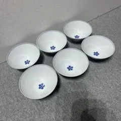 白山陶器 飯碗 茶碗 6客セット