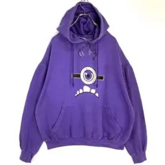 コンフィcomfiパーカー紫ミニオンイーブルミニオンminionキャラ物パープル