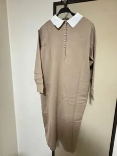 デニム ロングワンピース