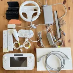 Wii U 本体 セット モーションプラス2個 有線LANアダプタ付き