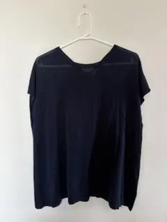 PLST 2way ネイビー半袖カットソー Mサイズ