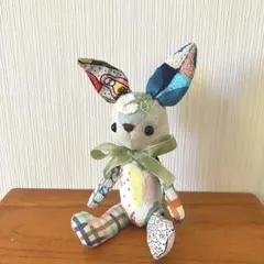 えりーな　ミナペルホネン❁Sうさぎ　ミニうさぎ　Babyうさぎチャーム mina perhonen baby fluffy うさぎぬいぐるみ - ミナペルホネン