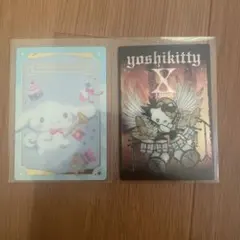 サンリオキャラクターズ カード シナモロール yoshikitty 2枚