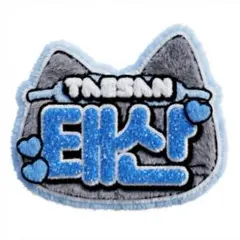 【BOYNEXTDOOR】うちわ文字 ふわふわネームボード テサン ハンテップン