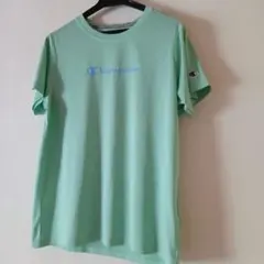 チャンピオン 半袖Tシャツ Lサイズ Vapor グリーン 吸水速乾 薄手