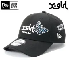 x-girl NEW ERA ブラックキャップ