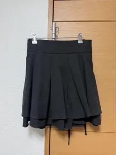 プリーツスカート レースアップデザイン