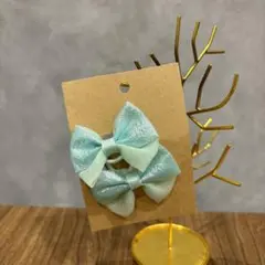 ディズニー　ティンカーベル 風ヘアーゴム