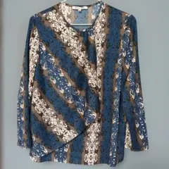ハナエモリ HANAE MORI ペイズリーブラウス サイズ42 - メルカリ