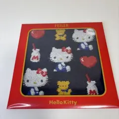 ハローキティ×フェイラーコラボハンカチ フェイラー ハローキティ コラボ タオルハンカチ FEILER サンリオ