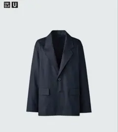【美品・未使用】ユニクロU 25SS コットンブレンドジャケット