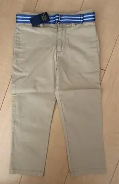 【新品タグ付き】　ポロラルフローレン　ロングパンツ　ベージュ　ベルト付き