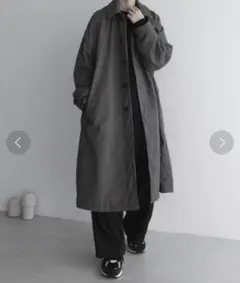 remer loose Balmacaan over long coat M