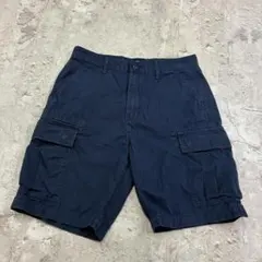 Levi's　カーゴショーツ　W32　ネイビー　古着　ショートパンツのサムネイル