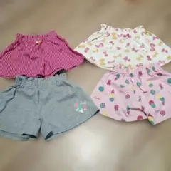 【110】キッズ 半ズボン 4点セット
