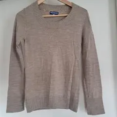 BURBERRY BLUE LABEL　ベージュ 長袖 クルーネック ニット