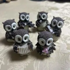ふくろうオーケストラ置物 - メルカリ