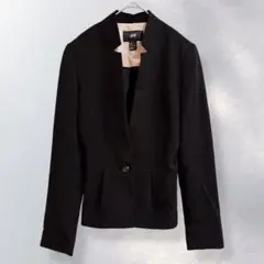 エイチアンドエム H&M ノーカラージャケット オケージョン 綺麗め《965