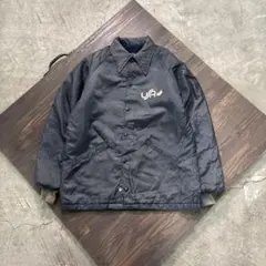 7AS6 ナイロンジャケット　ネイビー　M インポート　古着　used