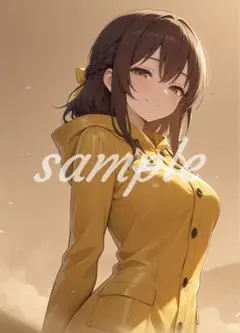 r-17[4K 高画質] かわいい イラスト アニメ A4ポスター コスプレ