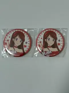 アイカツ！トレーディング缶バッジ ～Girly RED～ 紫吹蘭 2個セット