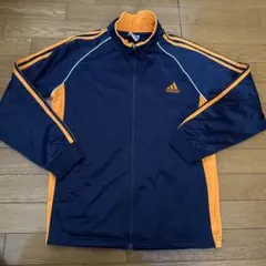 adidas ネイビーオレンジ ジャージ