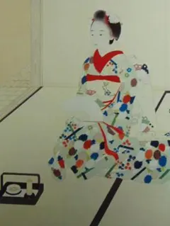 土田麦僊、【罌粟】、希少な画集画、新品高級額・額装付、状態良好 土田麦僊、【罌粟】、希少な画集画、新品高級額・額装付、状態良好