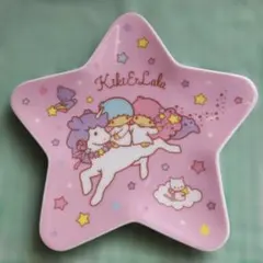 サンリオ当たりくじ キキララ　陶磁器プレート(ピンク)のサムネイル