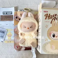 【正規品】ラブブ LABUBU ハブアシート シシ 黄色 ベージュ