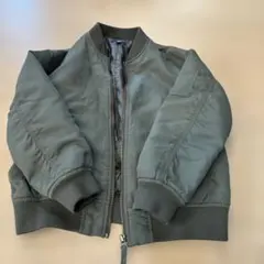 UNIQLO キッズ MA-1ジャケット 130 カーキ