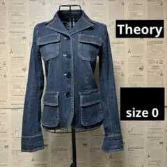 【良品】Theory デニムジャケット 0サイズ