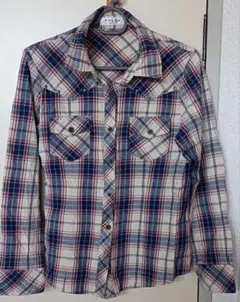 チェック柄 長袖シャツ レディース