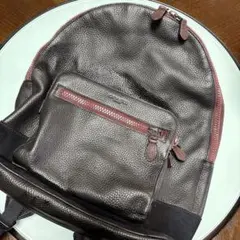 ダークブラウン レザー リュック