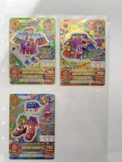 お値下げ　アイカツ！美品　PR ストリートアート　3枚セット　新条ひなき