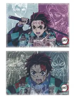 鬼滅の刃 ランチョンマット ufotable cafe カフェ 炭治郎と鬼 2点