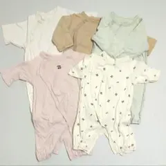 プティマイン ベビー 肌着 ロンパース 2wayオール