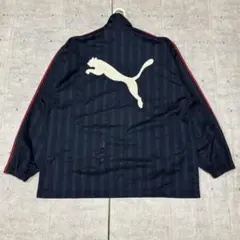 00s Y2K PUMA トラックジャケット ジャージ バックビッグロゴ プーマ