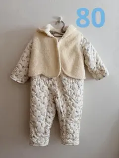 ジャンプスーツ　アウター　80 西松屋