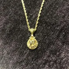 ニナリッチ　ゴールドカラー　ネックレス　ストーン付き