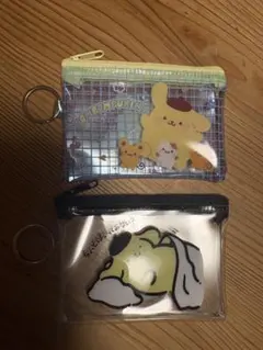 ポムポムプリン クリアポーチ 2個セット