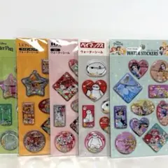 ディズニー　ウォーターシール　『５枚セット』　セリア
