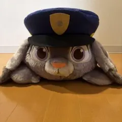 ズートピア　赤いほっぺ寝そべり スーパーラージキッズ　ぬいぐるみ　ジュディ
