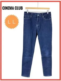 CINEMA CLUB ストレートデニム LLサイズ ジーンズ 大き目 春コーデ