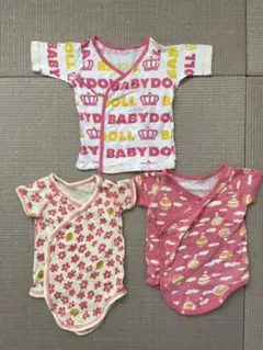 BeBe　BABYDOLL 　70㎝　ベビー肌着 3点セット