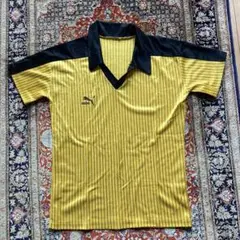 PUMA プーマ レトロ トレーニングシャツ ユニフォーム キッズ イエロー