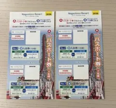 ナガシマスパーランド パスポート券 2枚のサムネイル