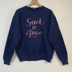 Saved By Grace スウェット M NUBLEND キリスト教 ロゴ