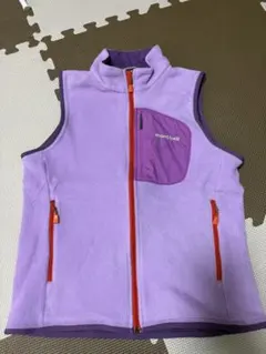 mont-bell フリースジャケット 150サイズ 紫