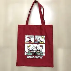 Hello Kitty 50周年記念 トートバッグ 赤　キティ